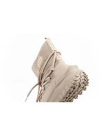 Lee Cooper dámská sportovní obuv zimní trekingová zateplená béžová přírodní kůže dámské