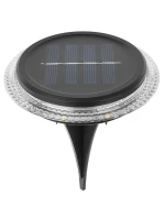 SOLÁRNÍ DISKOVÉ LAMPY PRO MONTÁŽ NA ZEM NEBO NA ZEĎ 2KS