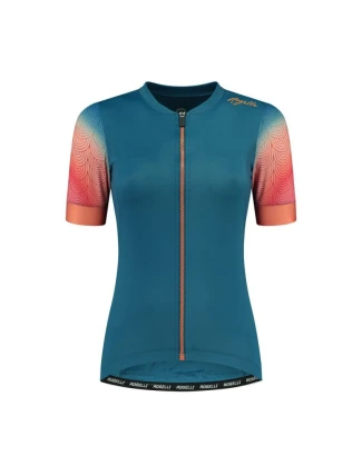 Rogelli dámský dres WAVES blue-coral L Rogelli dámský dres WAVES blue-coral L