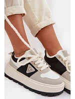 Dámské tenisky na platformě šedé Florinda