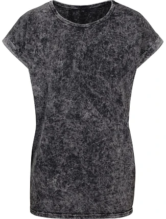 Build your Brand BY 053 Dámské tričko "Acid Wash" 56.0053 dark grey white Build your Brand BY 053 Dámské tričko "Acid Wash" 56.0053 dark grey white