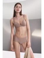 Dámská podprsenka Body Make-Up Illusion Shorty EX - BROWN - sv. hnědá 00ZE - TRIUMPH Dámská podprsenka Body Make-Up Illusion Shorty EX - BROWN - sv. hnědá 00ZE - TRIUMPH