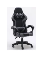 OTOČNÁ HERNÍ ŽIDLE REMUS ŠEDÁ