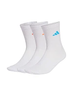 Adidas Linear Crew Cushioned Sportswear Crew C 3P ponožky bílé KC9623