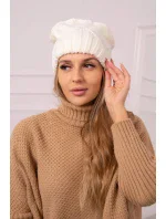 Dámská čepice Liliana K375 ecru Dámská čepice Liliana K375 ecru