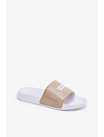 Dámské Mládežnické Pantofle LEVI'S VPOL0251S-3923 Zlaté s třpytkami Dámské Mládežnické Pantofle LEVI'S VPOL0251S-3923 Zlaté s třpytkami