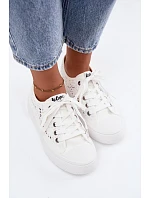 Dámské síťované tenisky na platformě Lee Cooper LCW-26-44-4485 bílé