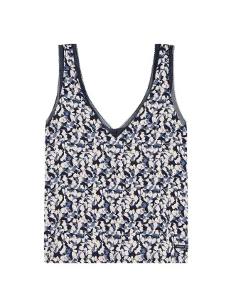 Cami Print Dámský top UW0UW01990-416 - Tommy Hilfiger