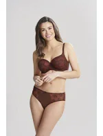 Dámská podprsenka Tango 3251B Tmavě hnědá Nutmeg vzor - Panache