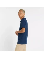 New Balance Bavlněná polokošile Pique M MT51519NNY Tričko