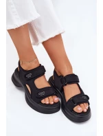 Dámské Sandály Se Zlatými Detaily Černé Luvira