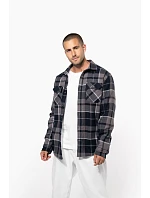Kariban K 579 Flanelová košile s sherpa fleecovou podšívkou 20.K579 camel/black