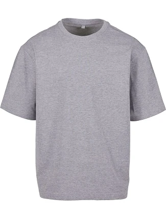Build your Brand BY 391 Pánské těžké tričko "Loose Fit" 56.0391 heather grey Build your Brand BY 391 Pánské těžké tričko "Loose Fit" 56.0391 heather grey