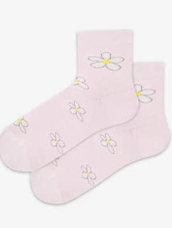 TENKÉ PONOŽKY BARVA 2-6 LET DÍVKY RŮŽOVÁ 24-26