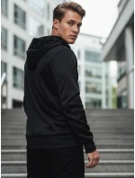 Pánská mikina s kapucí černá FashionStreet BX5858