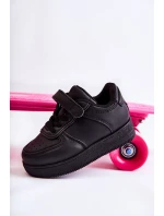 Dětská sportovní obuv se suchým zipem Černá Elike