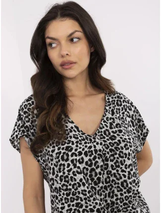 Halenka D73771M11171B šedá černá