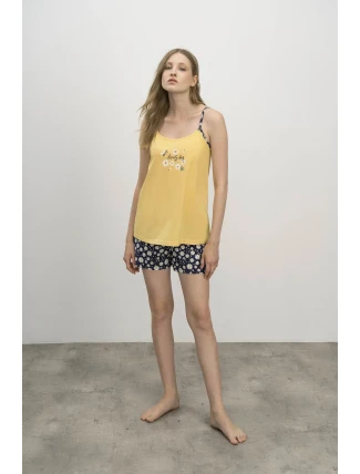 Dámské krátké pyžamo babydoll 16203 - Vamp Dámské krátké pyžamo babydoll 16203 - Vamp