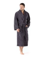 Pánský župan Tampa 2149 nadměrný antracit - Vestis Pánský župan Tampa 2149 nadměrný antracit - Vestis