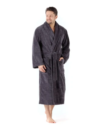 Pánský župan Tampa 2149 nadměrný antracit - Vestis Pánský župan Tampa 2149 nadměrný antracit - Vestis