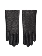 Calvin Klein Re-lock Debossed Leather Gloves W K60K609975 dámské