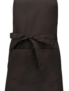 Kariban K 885 Zástěra s laclem 20.K885 chocolate