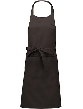 Kariban K 885 Zástěra s laclem 20.K885 chocolate Kariban K 885 Zástěra s laclem 20.K885 chocolate