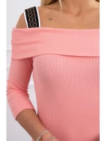 Meruňkové šaty se širokými ramínky Meruňkové šaty se širokými ramínky