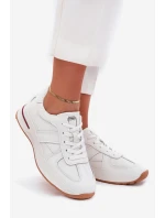 Kožené Dámské Sportovní Boty Tenisky Daniel Lopez Just Dare SS2D4042 Bílé Kožené Dámské Sportovní Boty Tenisky Daniel Lopez Just Dare SS2D4042 Bílé