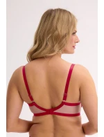 POLOMĚKKÁ PODPRSENKA AINA VÝROBEK 1273 ČERVENÁ