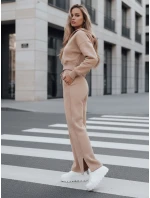 Dámský teplákový komplet MARINO beige FashionStreet AY0975
