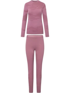 Dámské spodní prádlo VIKING Gasher Lady Set Merino velikost M růžová