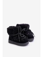 Teplé Botky Sněžníky Dětské Uzavírací Černé Asija Teplé Botky Sněžníky Dětské Uzavírací Černé Asija