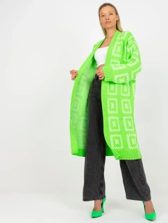 Dámský svetr LC SW 0296 fluo zelený