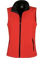 Result R 232F Dámská 2-vrstvá softshell vesta "Printable" 30.232F red/black Result R 232F Dámská 2-vrstvá softshell vesta "Printable" 30.232F red/black