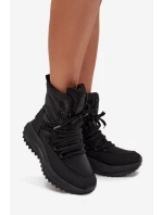 Dámské Sněhule Na Zip Big Star SS274059 Černé Dámské Sněhule Na Zip Big Star SS274059 Černé