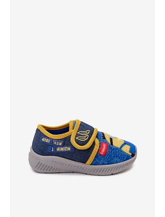 Dětské pantofle Minions Modré Žluté Terrain Dětské pantofle Minions Modré Žluté Terrain