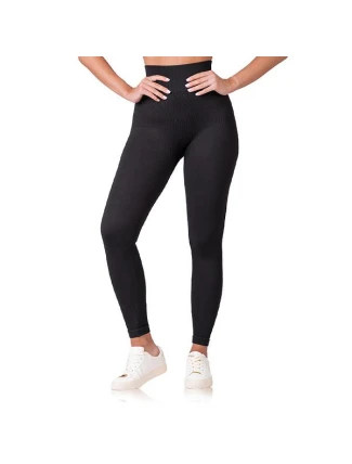Dámské módní legíny RELAX & GO RIB OPTIC LEGGINGS - BELLINDA - černá Dámské módní legíny RELAX & GO RIB OPTIC LEGGINGS - BELLINDA - černá