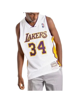 Mitchell & Ness Los Angeles Lakers NBA Shaquille O'Neal M tričko SMJY4442-LAL02SONWHIT pánské Mitchell & Ness Los Angeles Lakers NBA Shaquille O'Neal M tričko SMJY4442-LAL02SONWHIT pánské