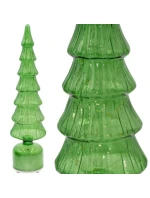 VÁNOČNÍ STROMEK ZELENÝ VEDL 7 KORUN TEPLÁ BÍLÁ 40CM