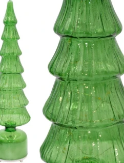 VÁNOČNÍ STROMEK ZELENÝ VEDL 7 KORUN TEPLÁ BÍLÁ 40CM