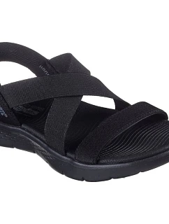 Dámské sandály Skechers GO WALK FLEX SANDAL GLIMMER UP 141489 BBK