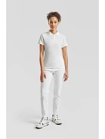 Fruit of the Loom Lady-Fit Premium Polo Dámské piqué polo 16.3030 heather grey Fruit of the Loom Lady-Fit Premium Polo Dámské piqué polo 16.3030 heather grey