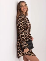 Šaty TO SK 1103 10.08P hnědá