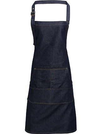 Premier PR 126 Denim zástěra s laclem 39.0126 indigo denim Premier PR 126 Denim zástěra s laclem 39.0126 indigo denim