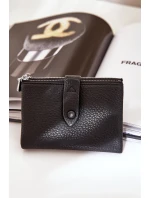 Eko kožená dámská peněženka černá Bronica