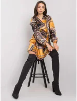 Šaty LC SK 22K 3050.06P černá a žlutá