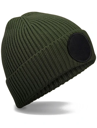 Beechfield B 332R Čepice s kruhovou nášivkou 53.332R olive green/black