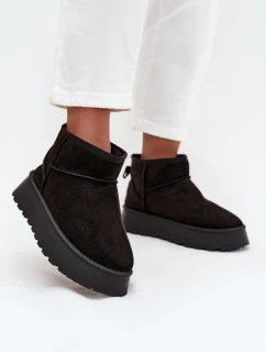 Dámské sněhule na platformě Černé Celyra