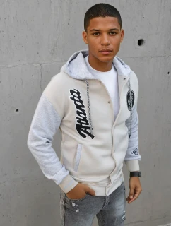 FashionStreet pánská velbloudí mikina na zip BX5452